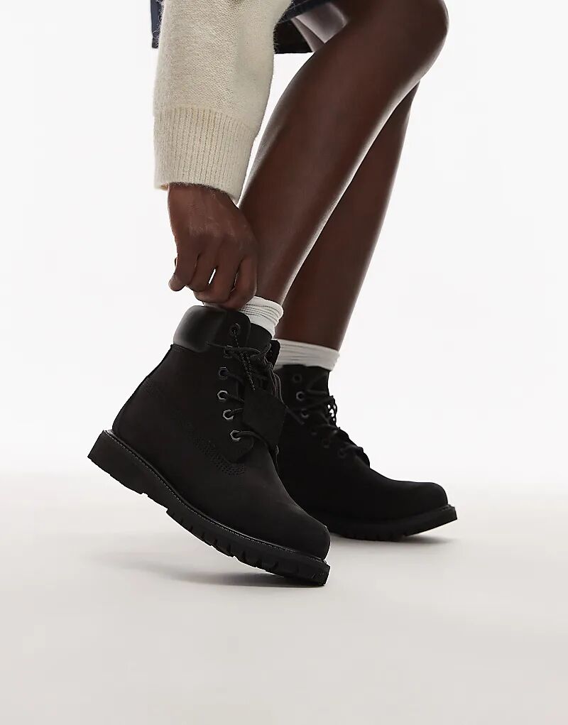 Ботинки классические Timberland Premium 6 Inch, черный — фото 2