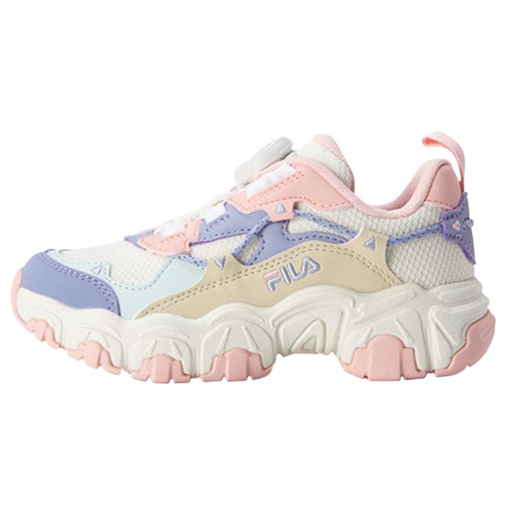 

Нескользящие, износостойкие, дышащие детские кроссовки для бега FILA KIDS, Snow/Crystal Plum Blossom