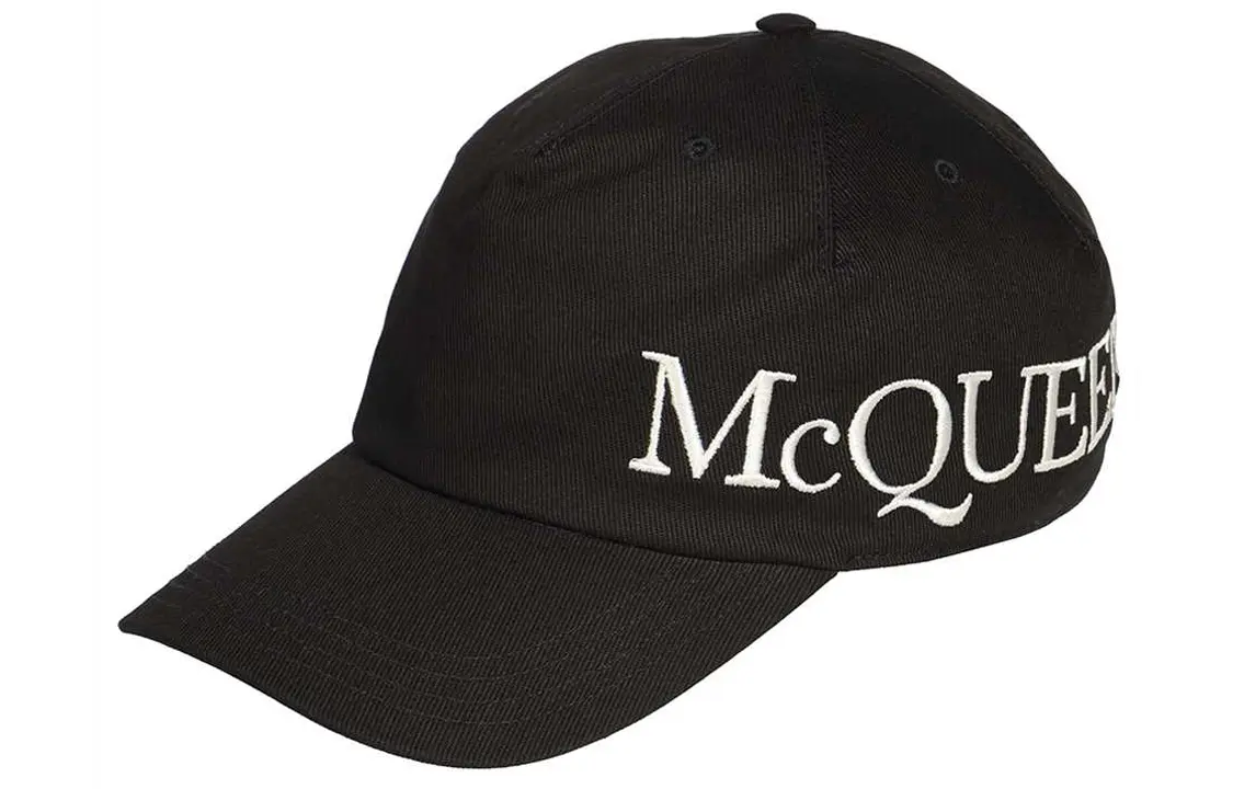

Бейсболка унисекс черная Alexander McQueen