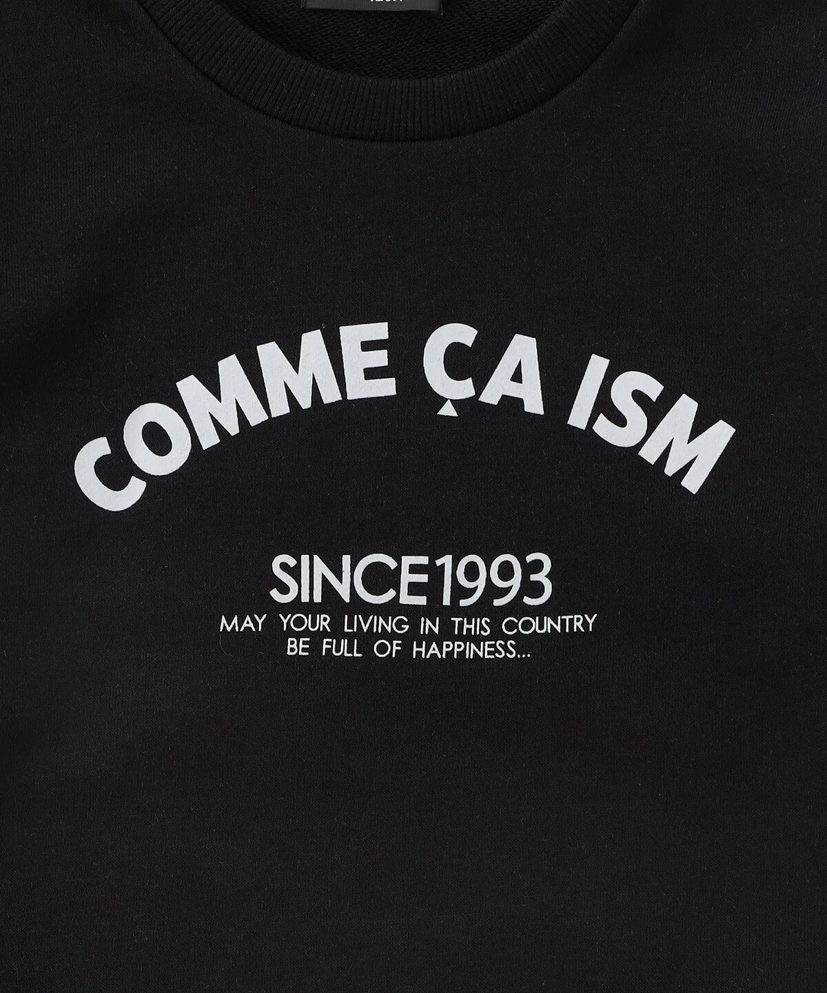 Толстовка с логотипом "Цвета Японии", выполненным тройной строчкой Comme Ca Ism, цвет Ink Color (Black) — фото 4