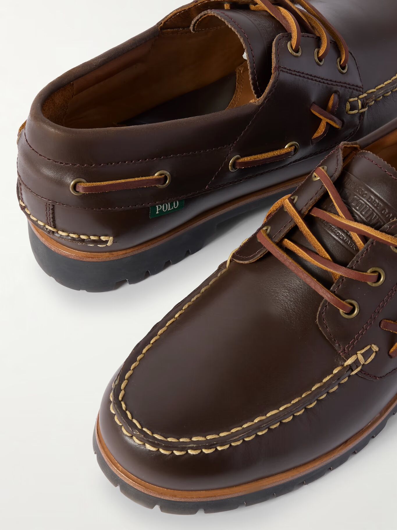 

Туфли Polo Country Ranger из кожи для лодок POLO RALPH LAUREN, коричневый