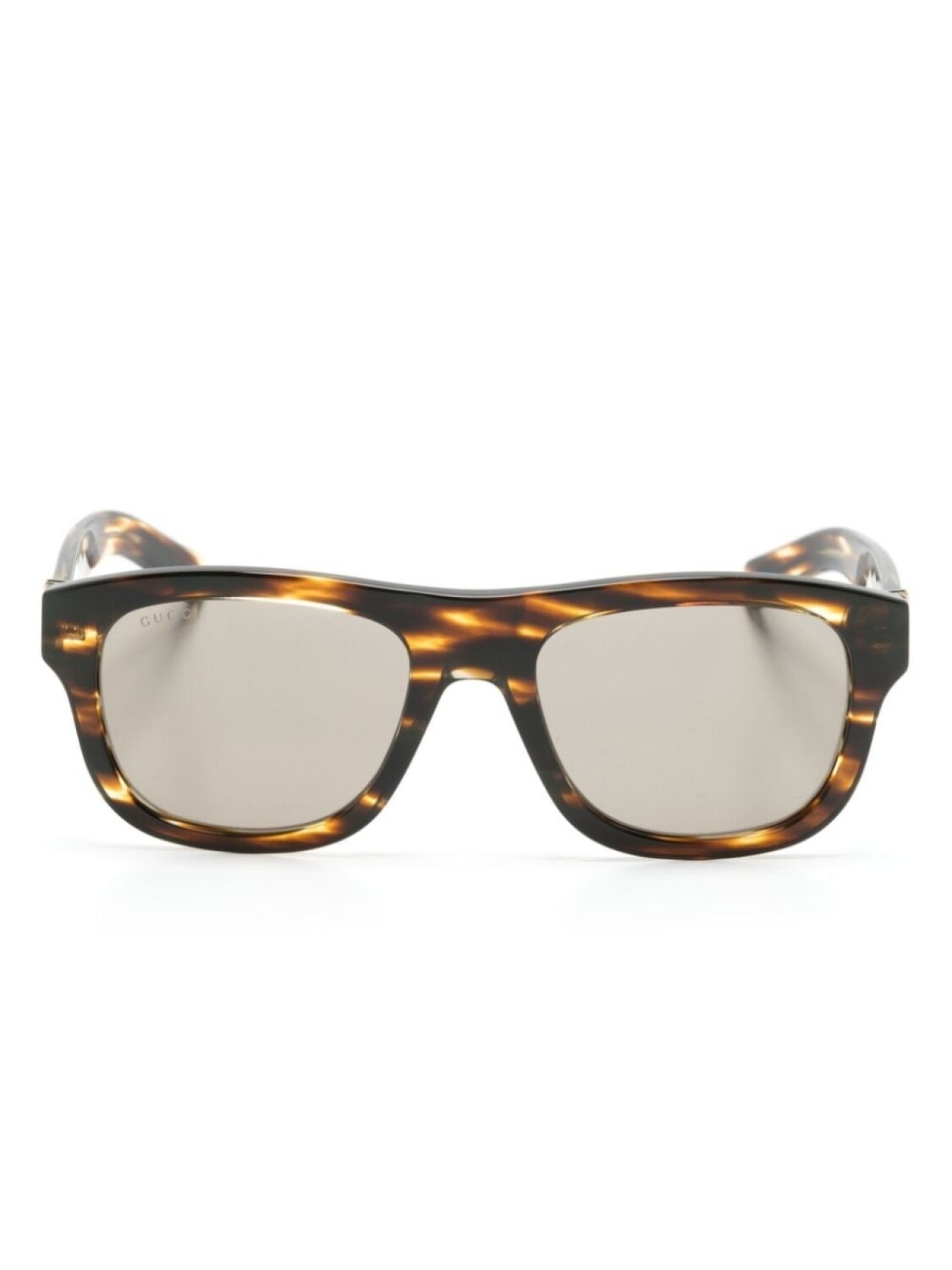 

Gucci Eyewear солнцезащитные очки в квадратной оправе, коричневый