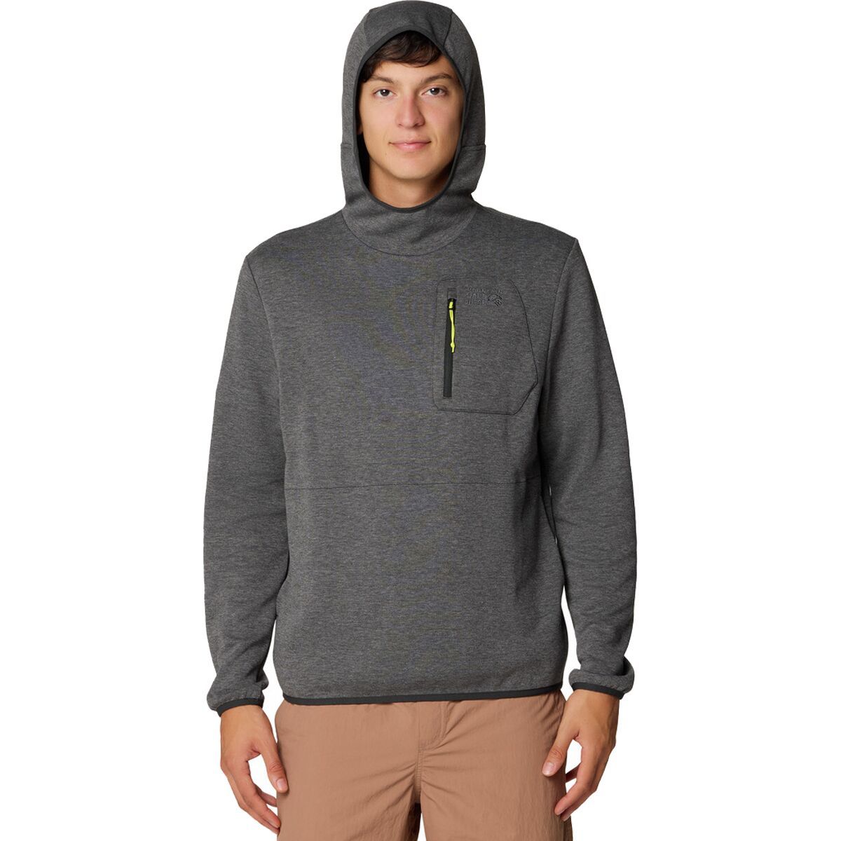 

Капюшон худи Route out Mountain Hardwear, серый