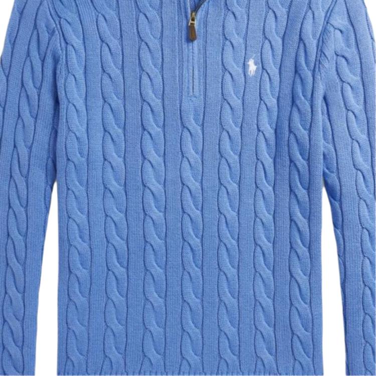 Polo Ralph Lauren Трикотажный свитер мужской синий — фото 4