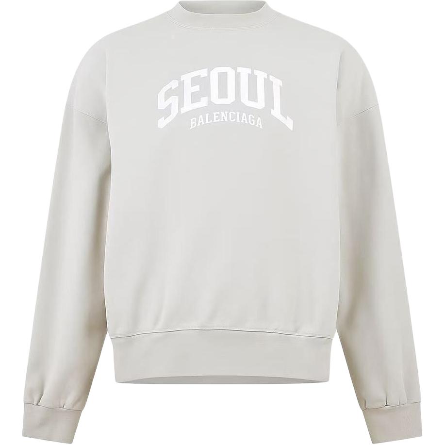 

Свитшот свободного кроя мужской Balenciaga, серый