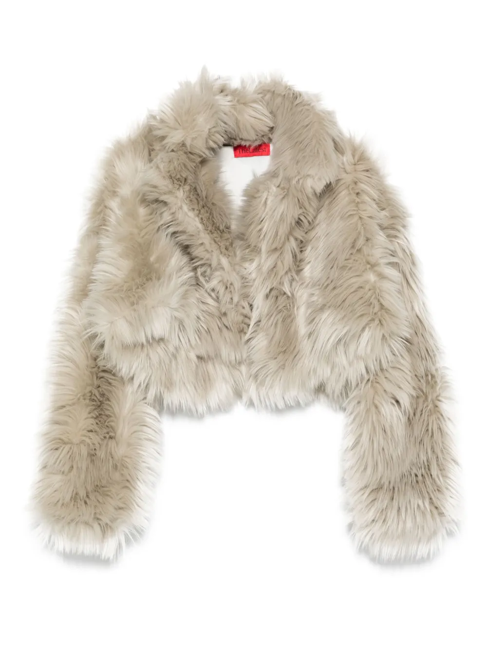 

Укороченная шуба из искусственного меха Thelatest, нейтральный