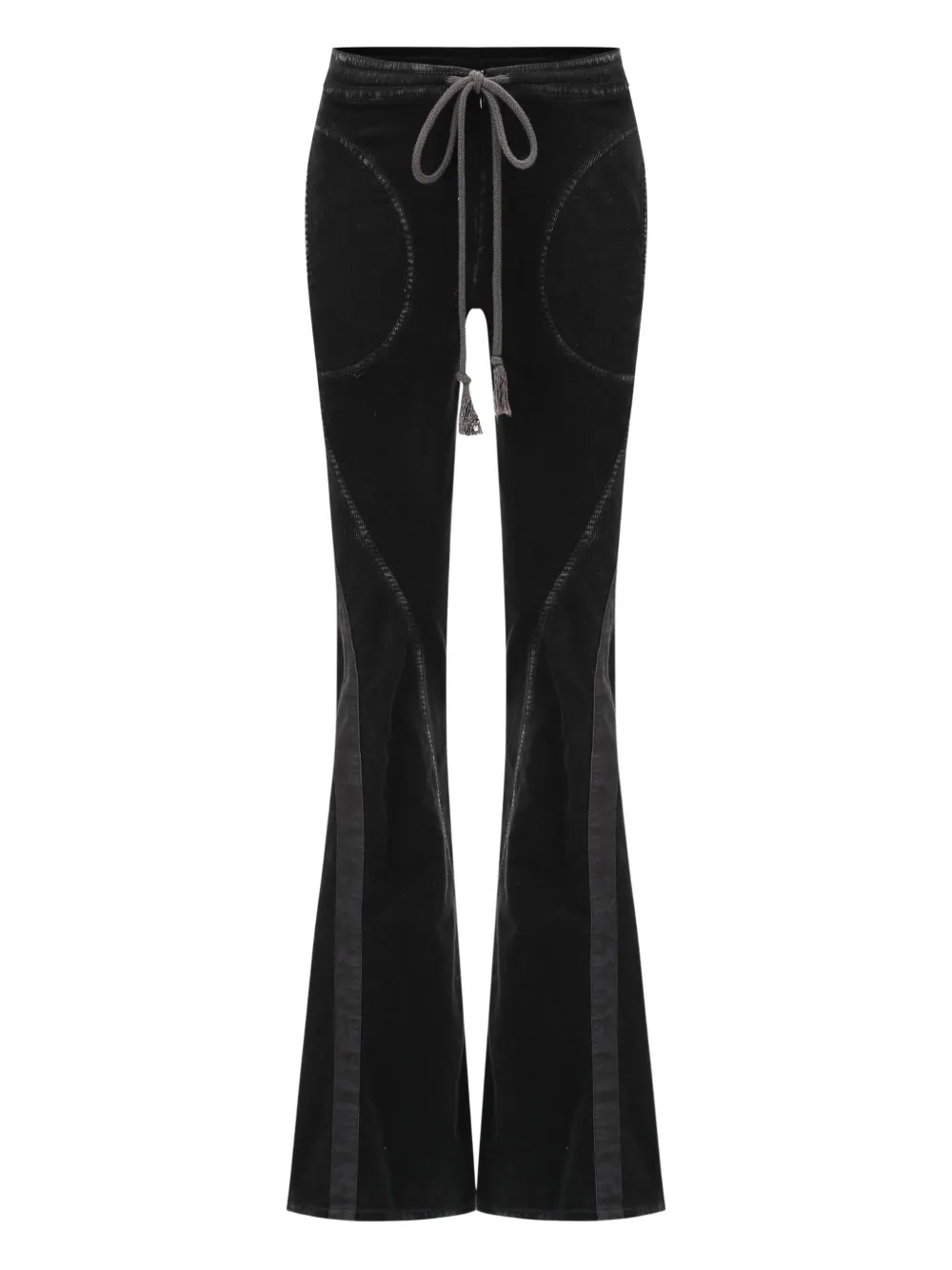 

Вельветовые брюки на завязках OUDE WAAG, черный