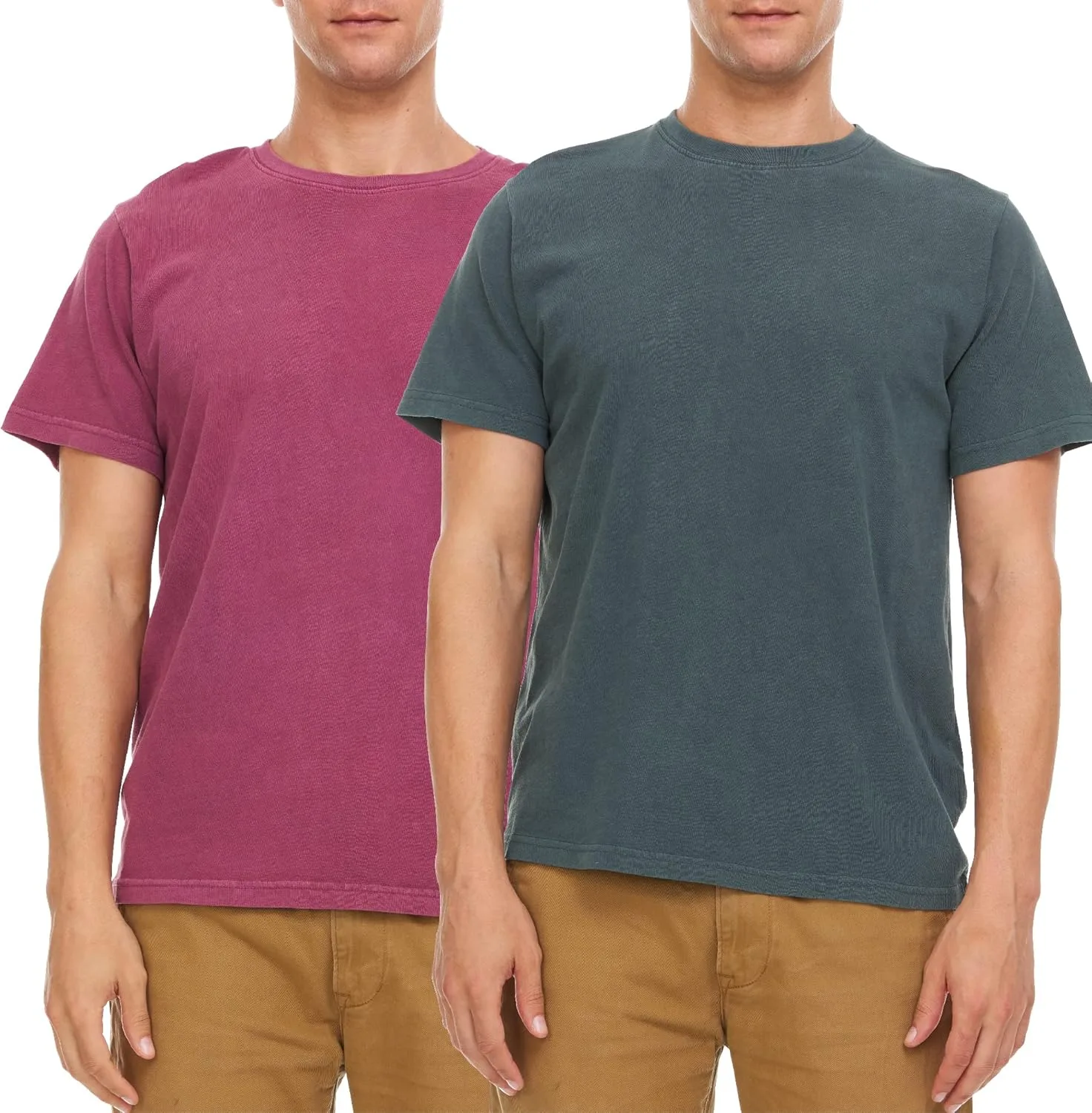 

Pure Essence 2 Pack Garment Dyed футболки с коротким рукавом для мужчин