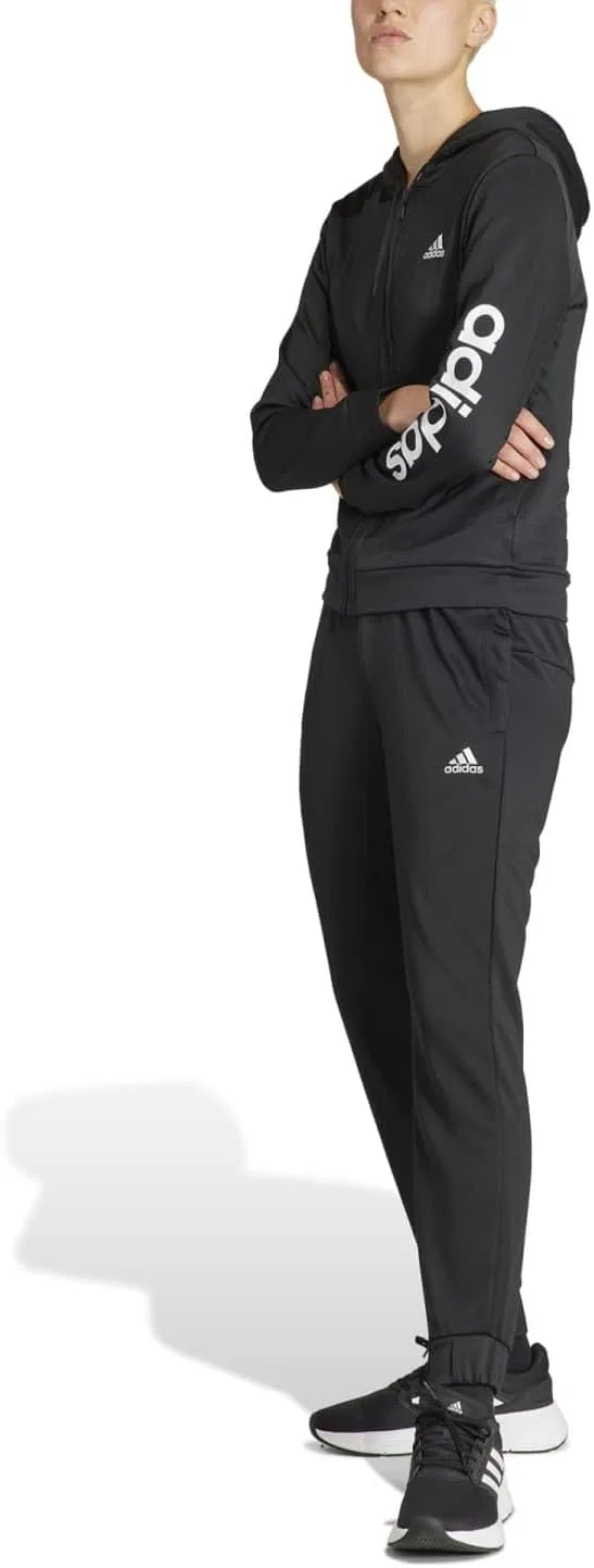 Женский спортивный костюм adidas Linear Track Suit, Black / White