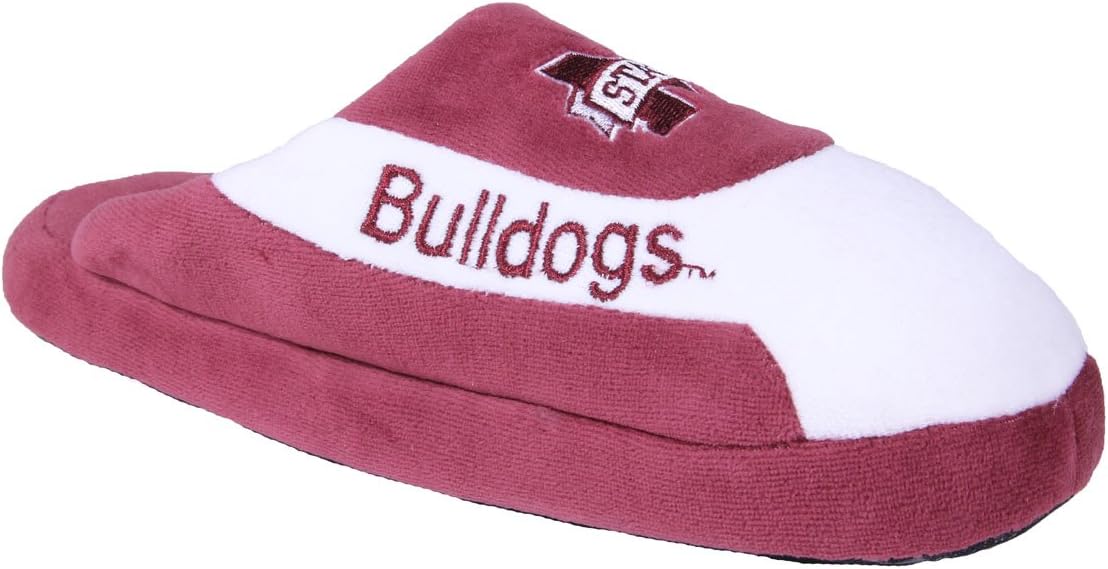 

Тапочки Comfy Feet NCAA Low Pro Stripe Slip On, Mississippi State Bulldogs
