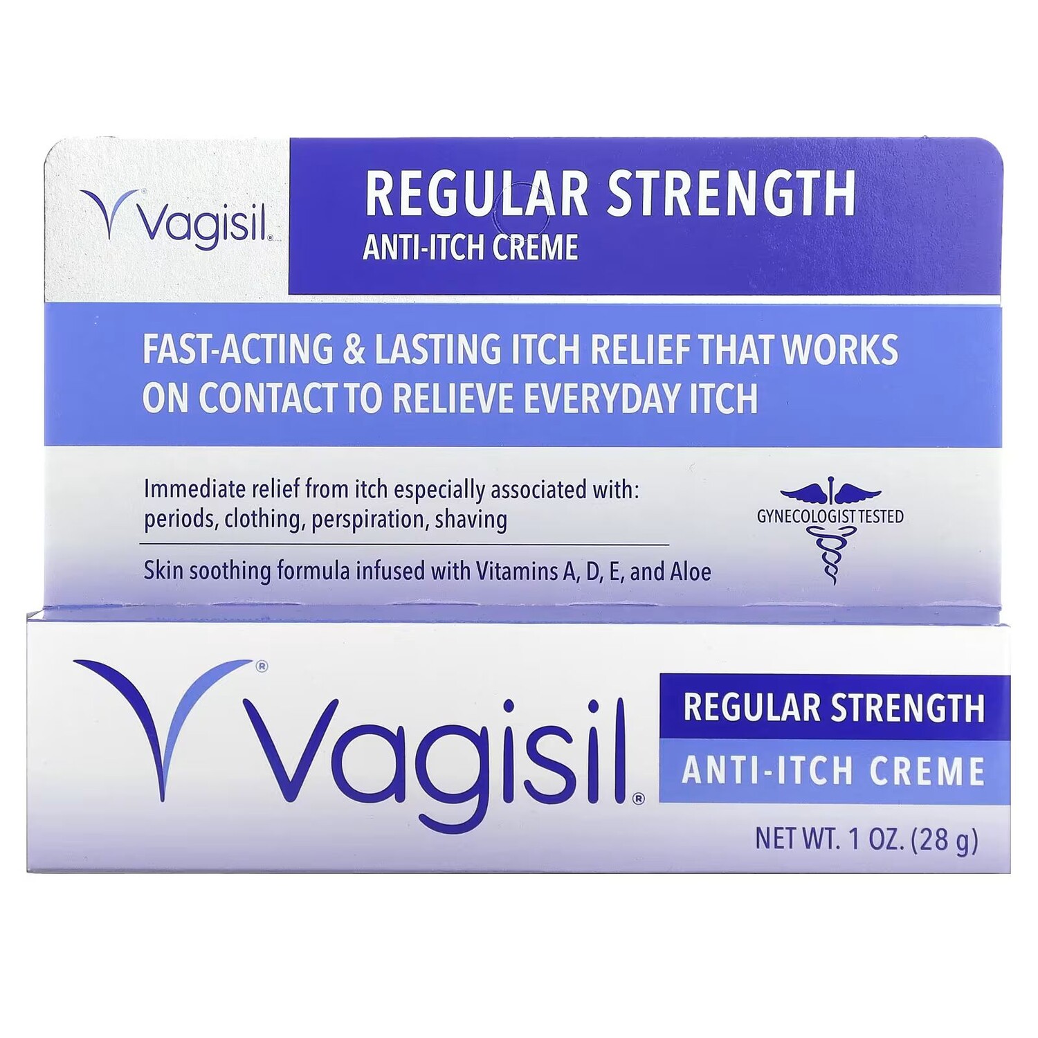 

Крем против зуда, обычной силы, 1 унция (28 г) Vagisil