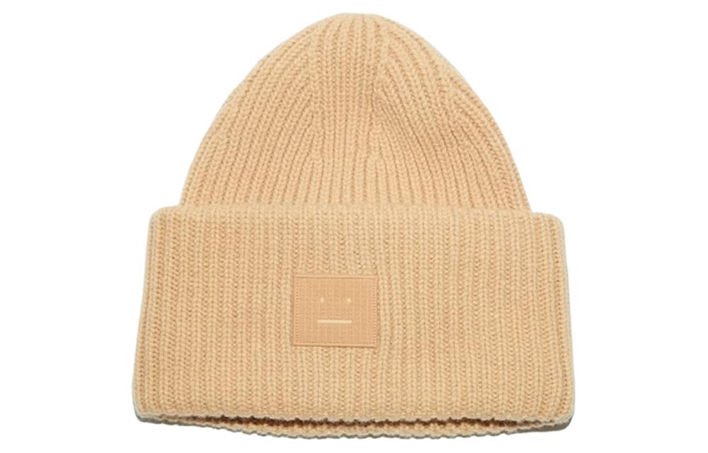 

Acne Studios Вязаная шапка с логотипом, Khaki