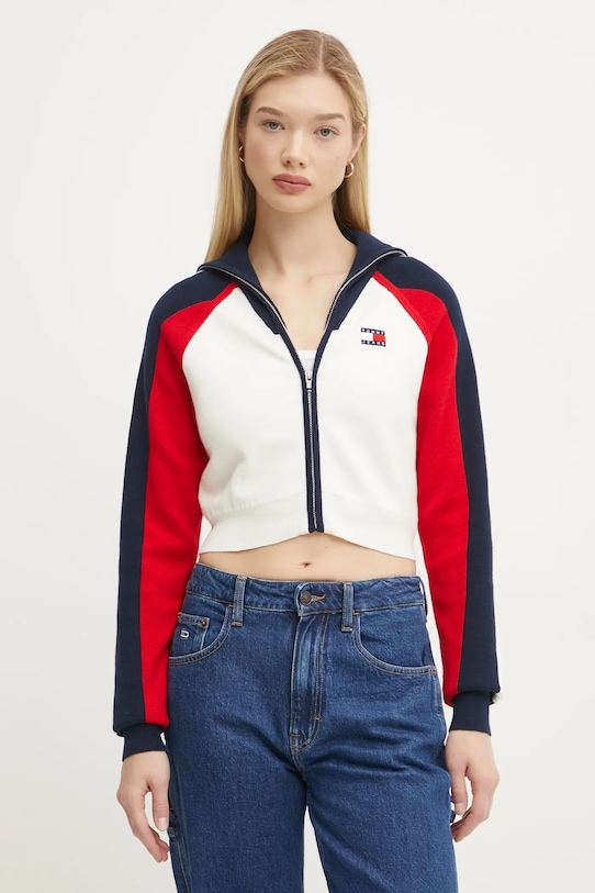

Кардиган с добавлением шерсти Tommy Jeans, бежевый