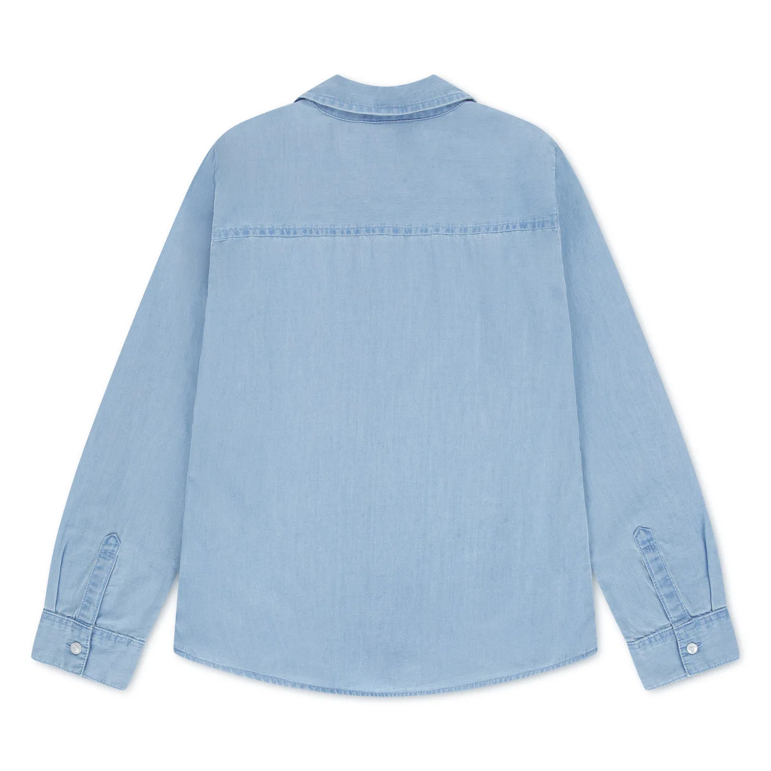 Рубашка на пуговицах стандартного кроя Levi'S Kids, Blue Denim — фото 3