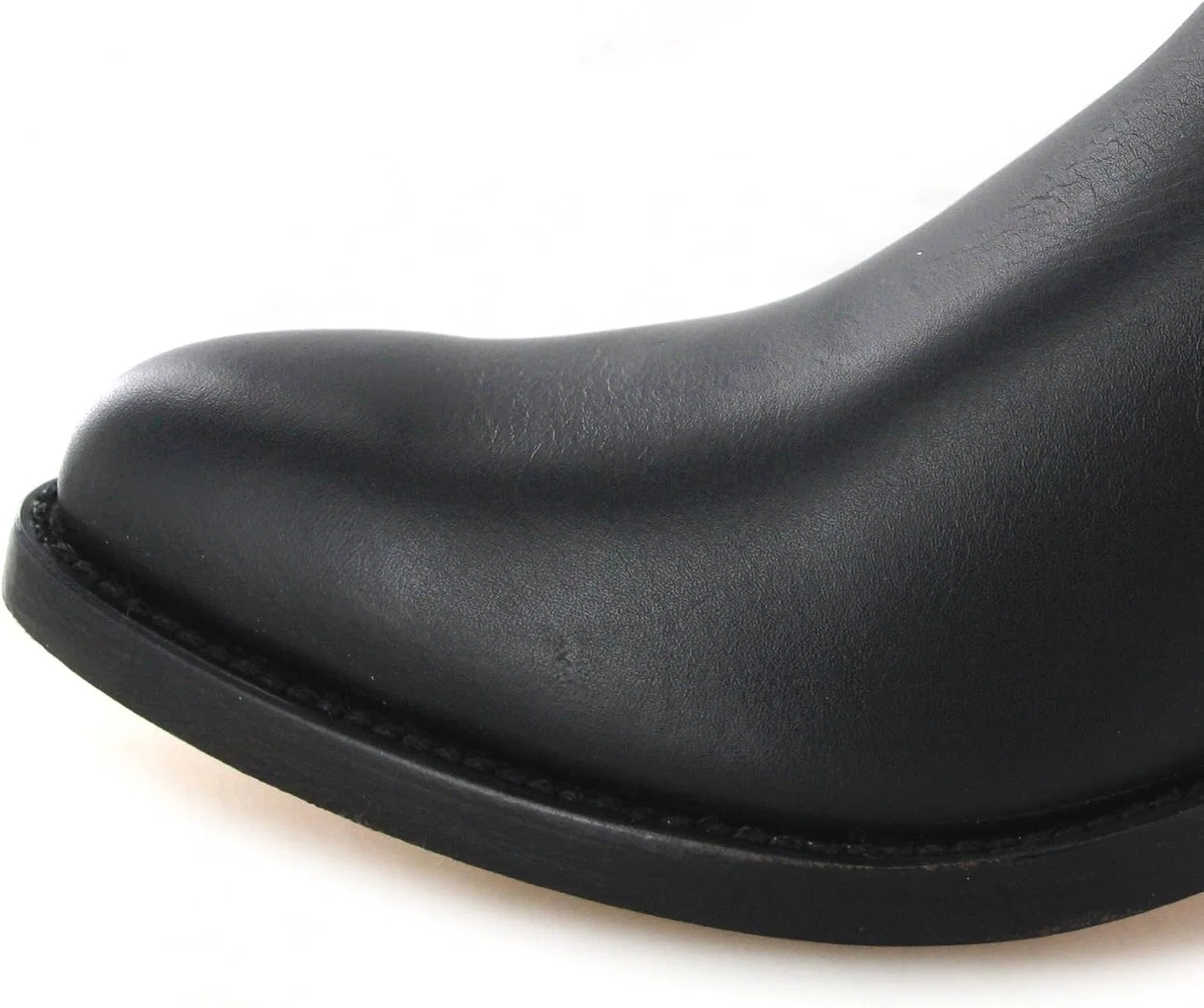 Ботинки FB Fashion Boots 650 Pull Up из черной кожи для мужчин и женщин, черные ковбойские ботинки — фото 2