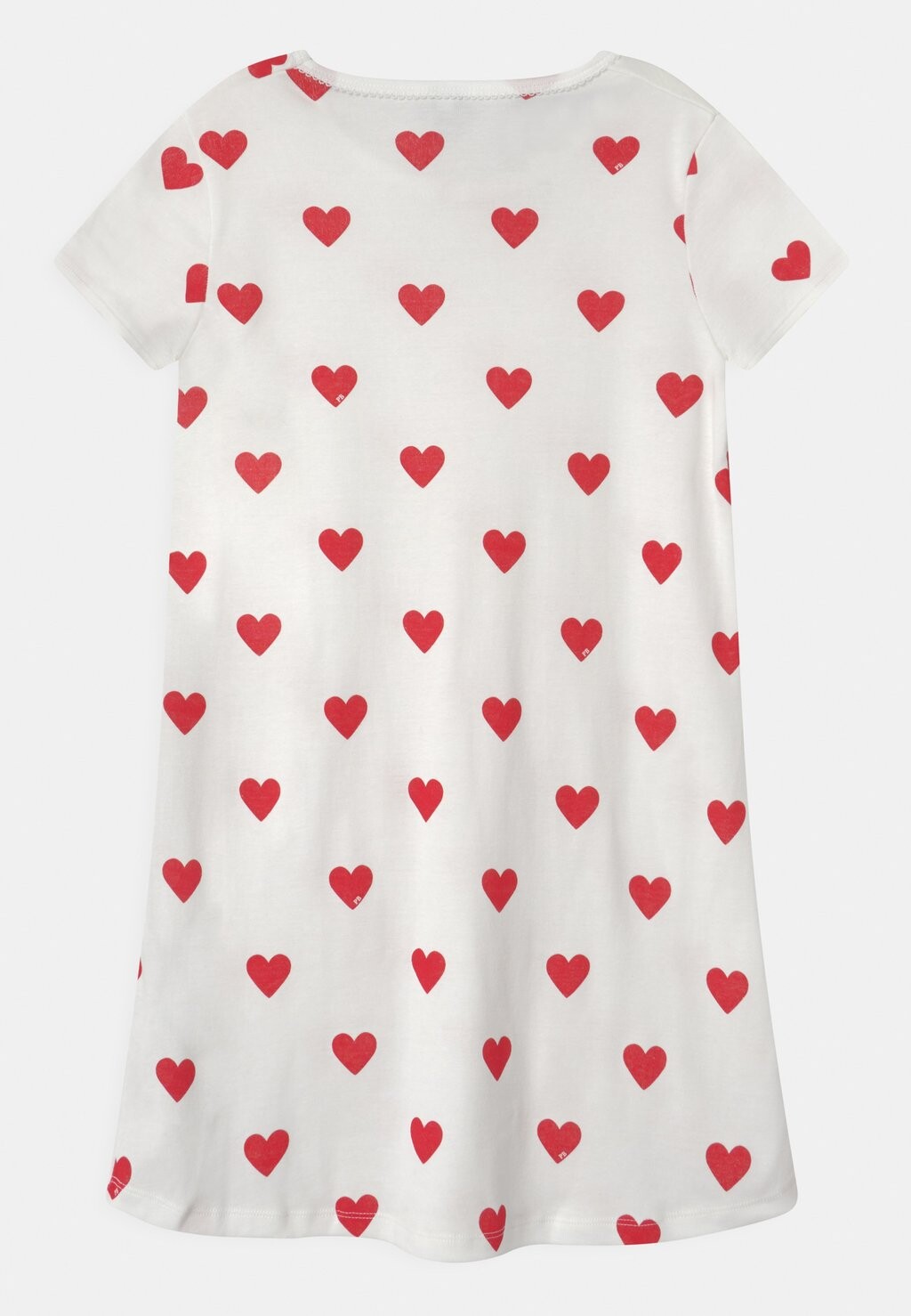 Ночная рубашка Heart Petit Bateau, цвет marshmallow/terkuit — фото 2