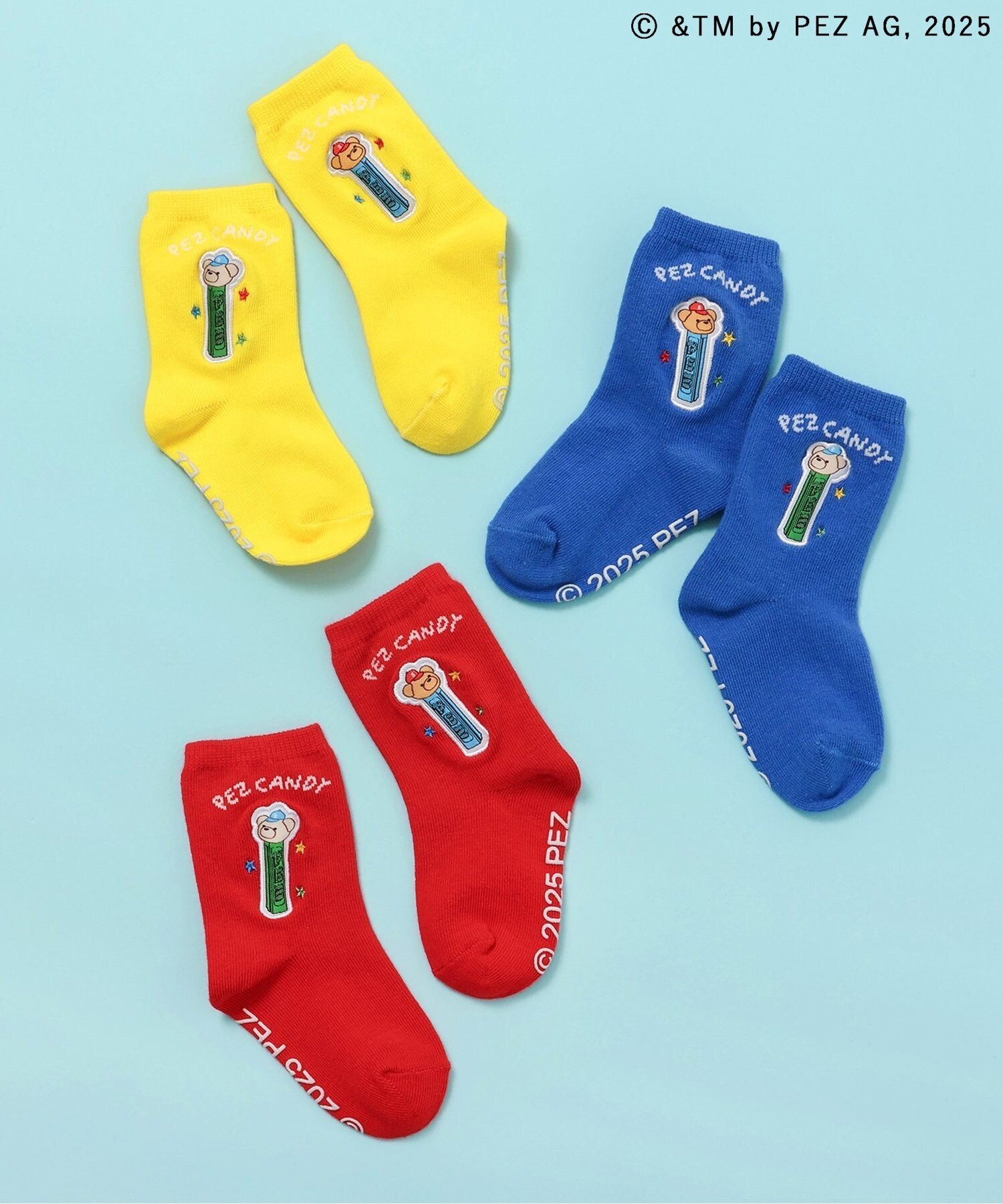 Эксклюзивные носки PEZ*tiny bear для онлайн-продажи Apres les cours, Yellow — фото 2