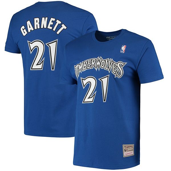 

Футболка mitchell & ness kevin garnett minnesota timberwolves hardwood classics Unbranded