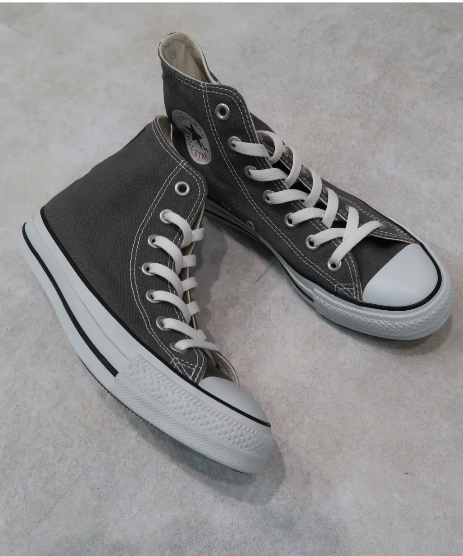 Унисекс высокие кеды CONVERSE CANVAS ALL STAR HI серые