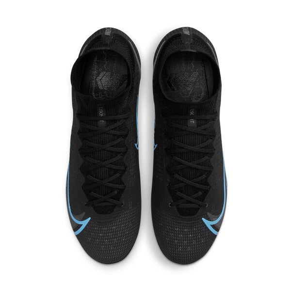 Кроссовки mercurial superfly 8 elite fg Nike, черный — фото 4