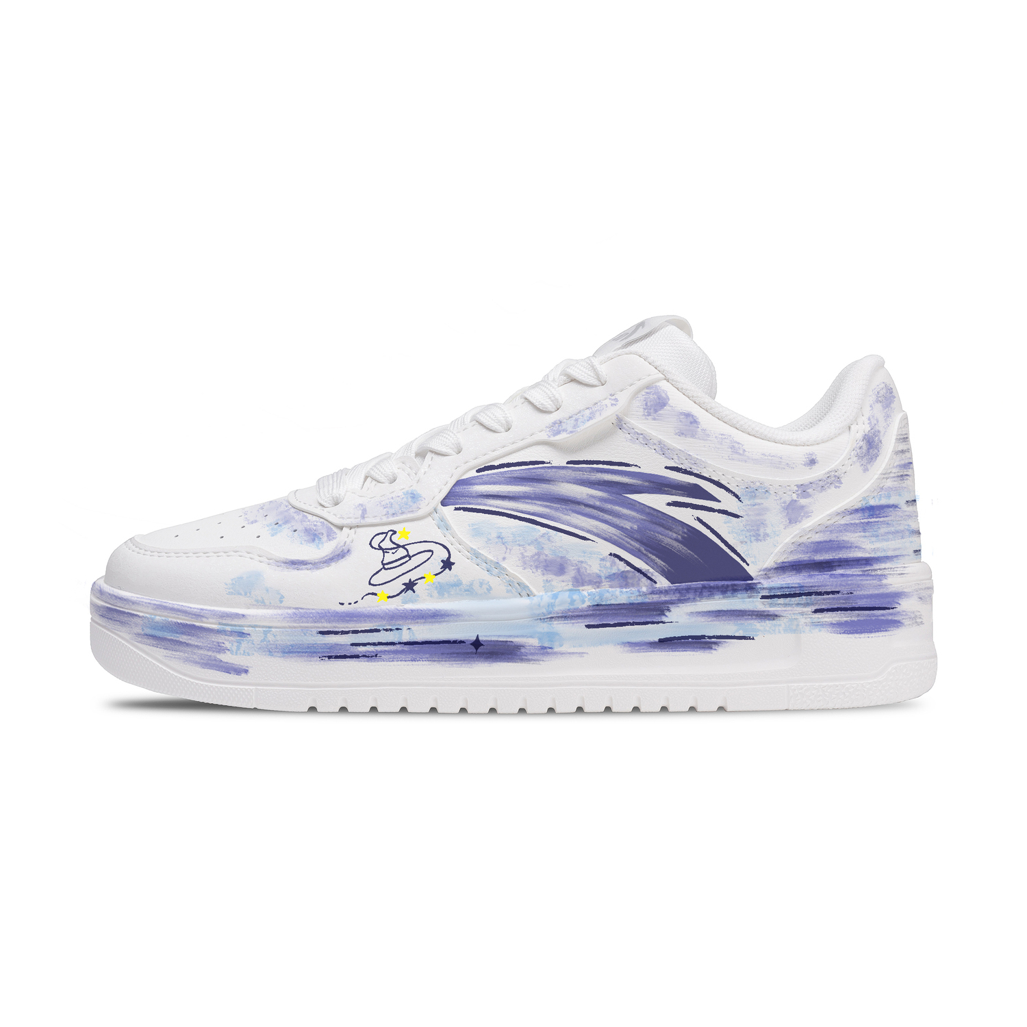 

Расслабленные устойчивые к истиранию дышащие увеличивающие рост низкие кроссовки для скейтбординга unisex ANTA, голубой