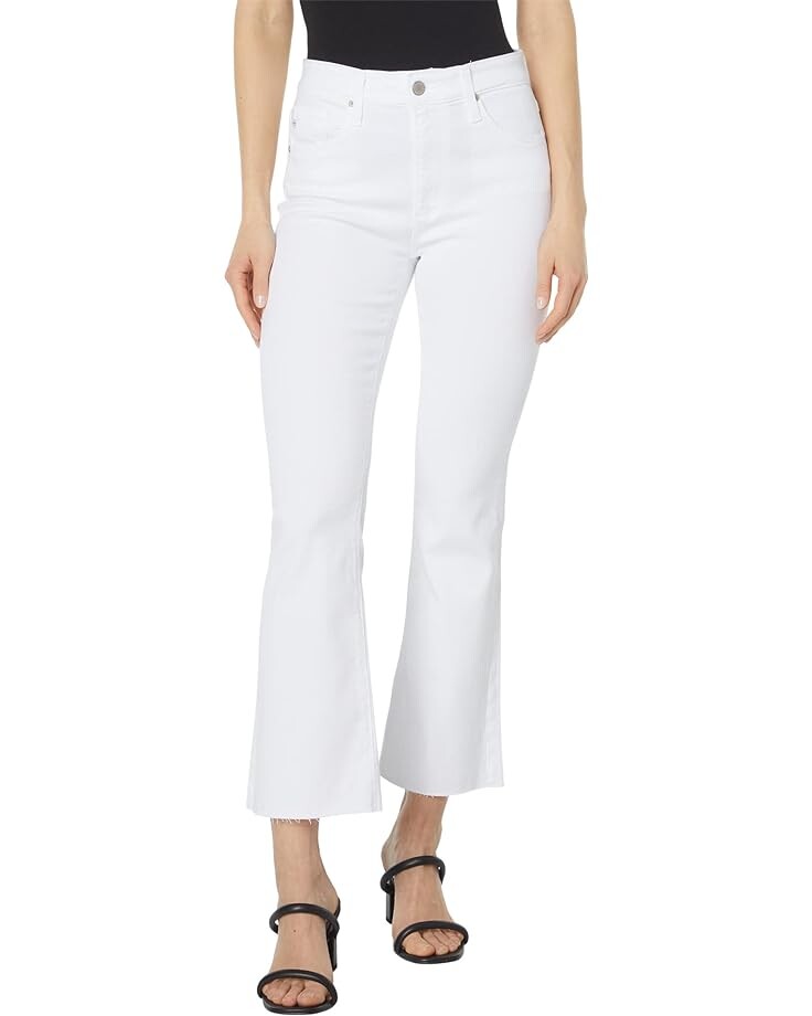 

Джинсы AG Jeans Farrah Boot Crop High-Rise Fit in Modern White, цвет Modern White