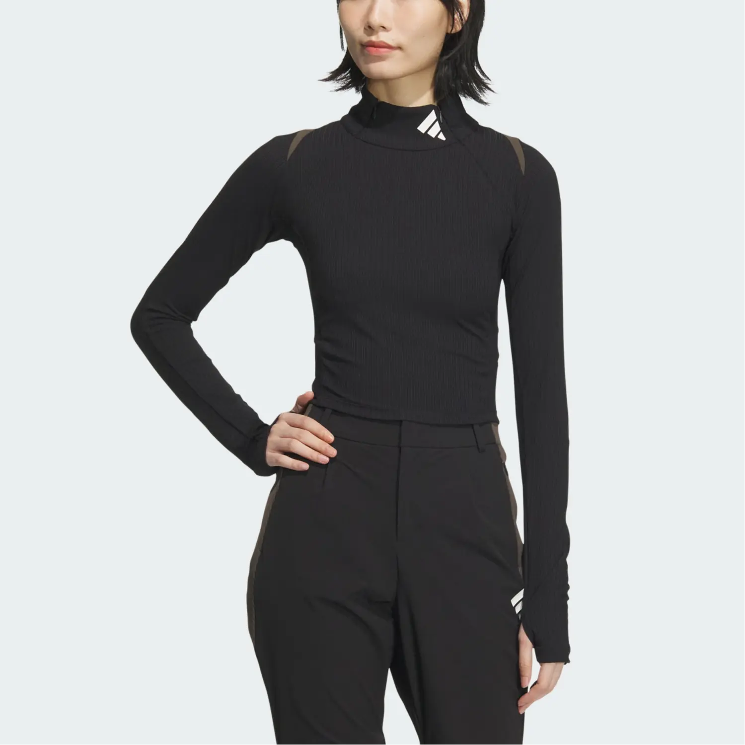 Футболка женская черная Adidas FW24 — фото 3