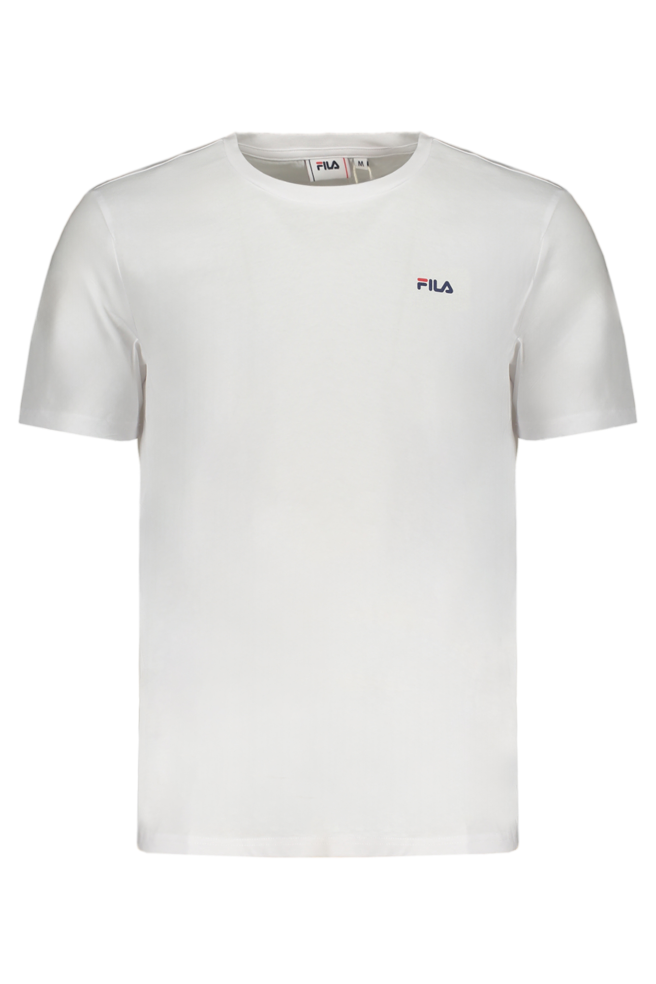 

Мужская футболка Fila хлопковая базовая однотонная, белый