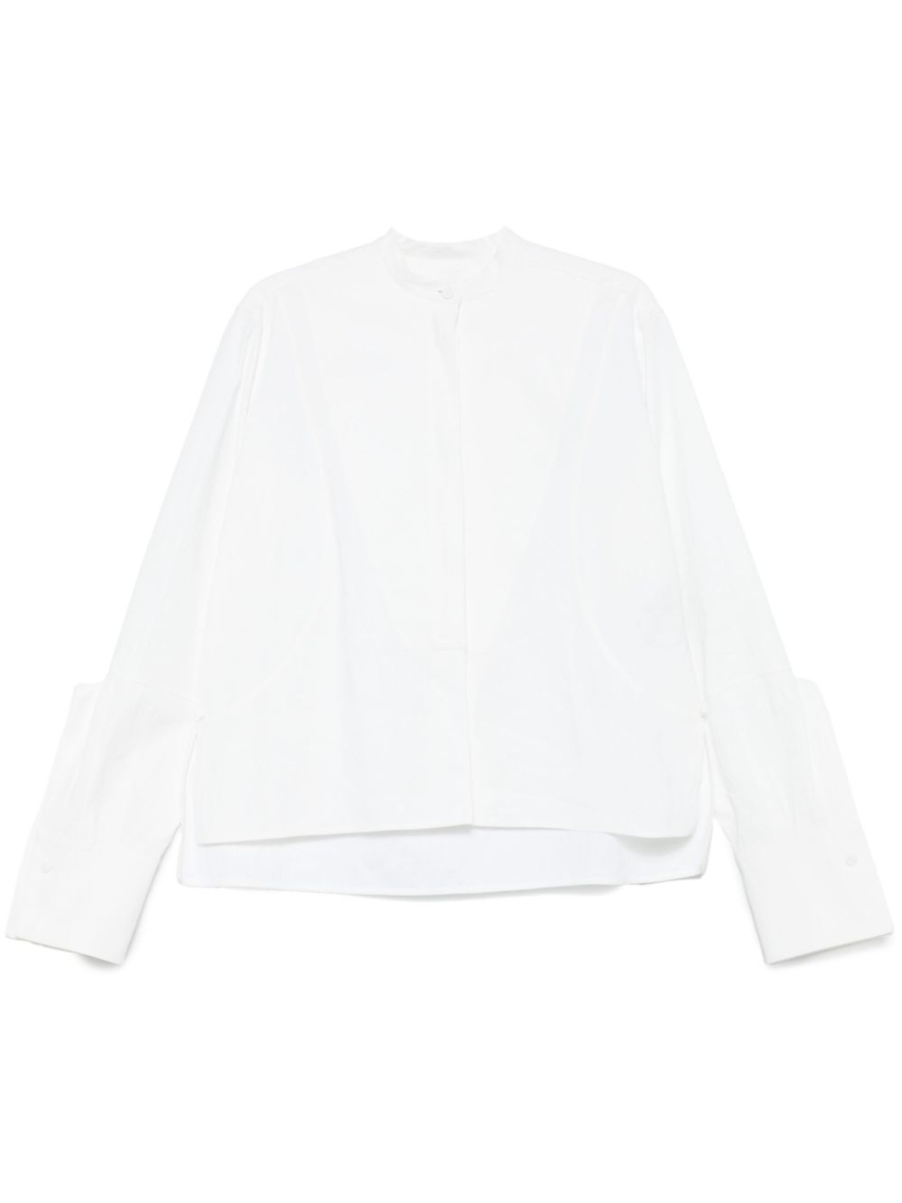 

Jil Sander блузка с асимметричным подолом, белый