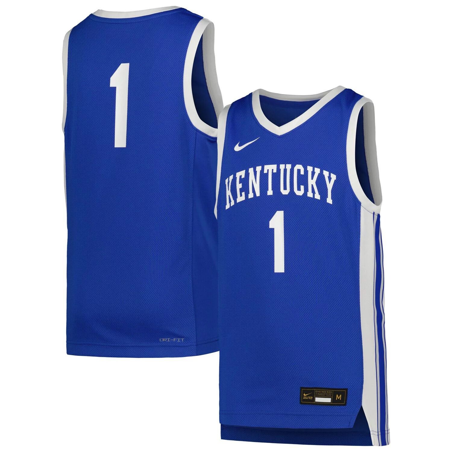 

Реплика молодежной баскетбольной майки Nike # 1 Royal Kentucky Wildcats Icon Nike