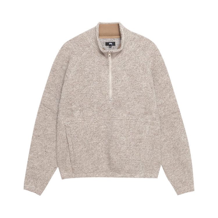 

Топ Stussy Wool Blend Sherpa Mock, Tan