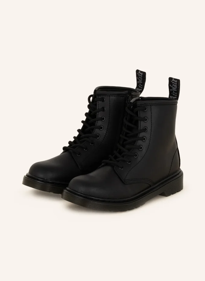 Ботинки Dr. Martens 1460 Serena на шнуровке, черный