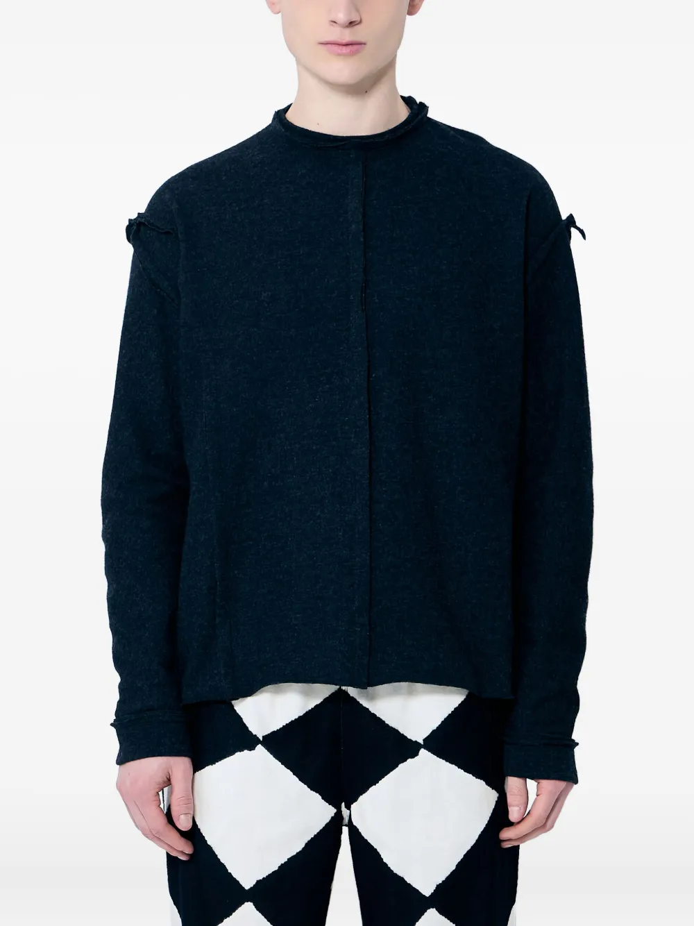 

Свитер с круглым вырезом NÒMARYTHM TEXTILE, черный