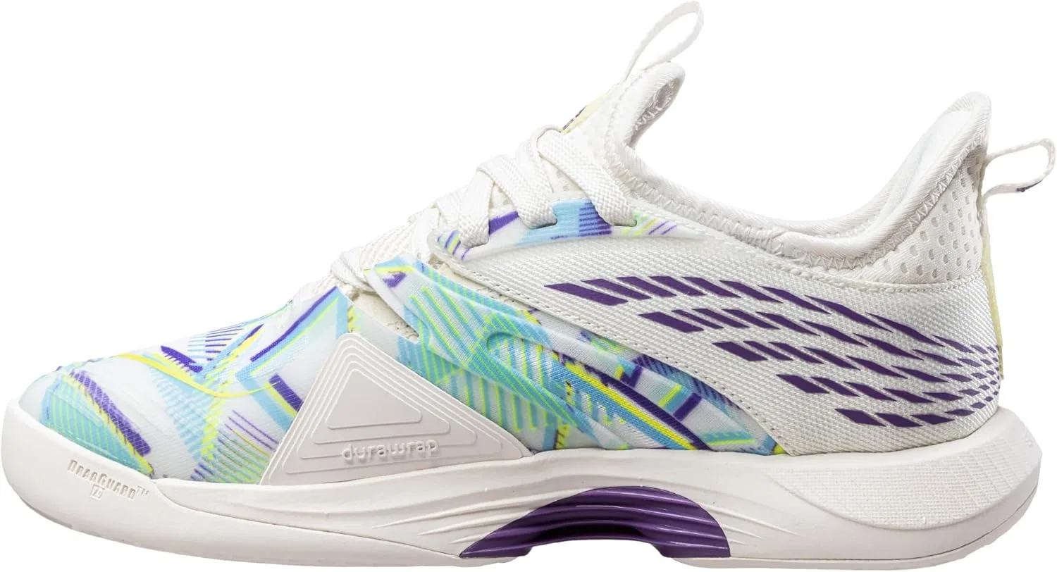 Кроссовки для падел K-Swiss SpeedTrac, Snow White/Purple Heart/Evening Primrose
