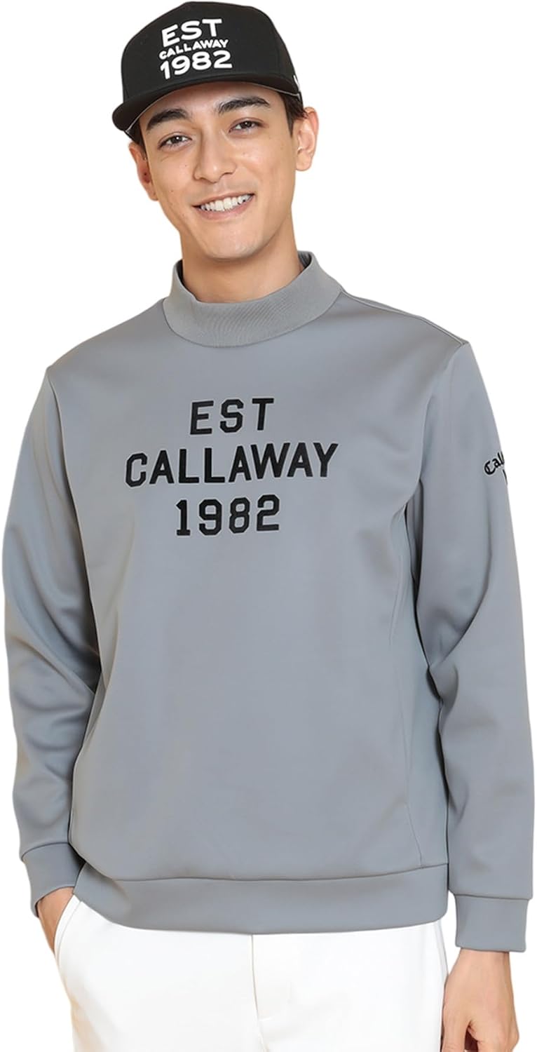 

Мужская толстовка Callaway C24217107 с высоким воротником (Star Stretch: водоотталкивающая, влагопроницаемая, ветрозащитная) / для гольфа, серый