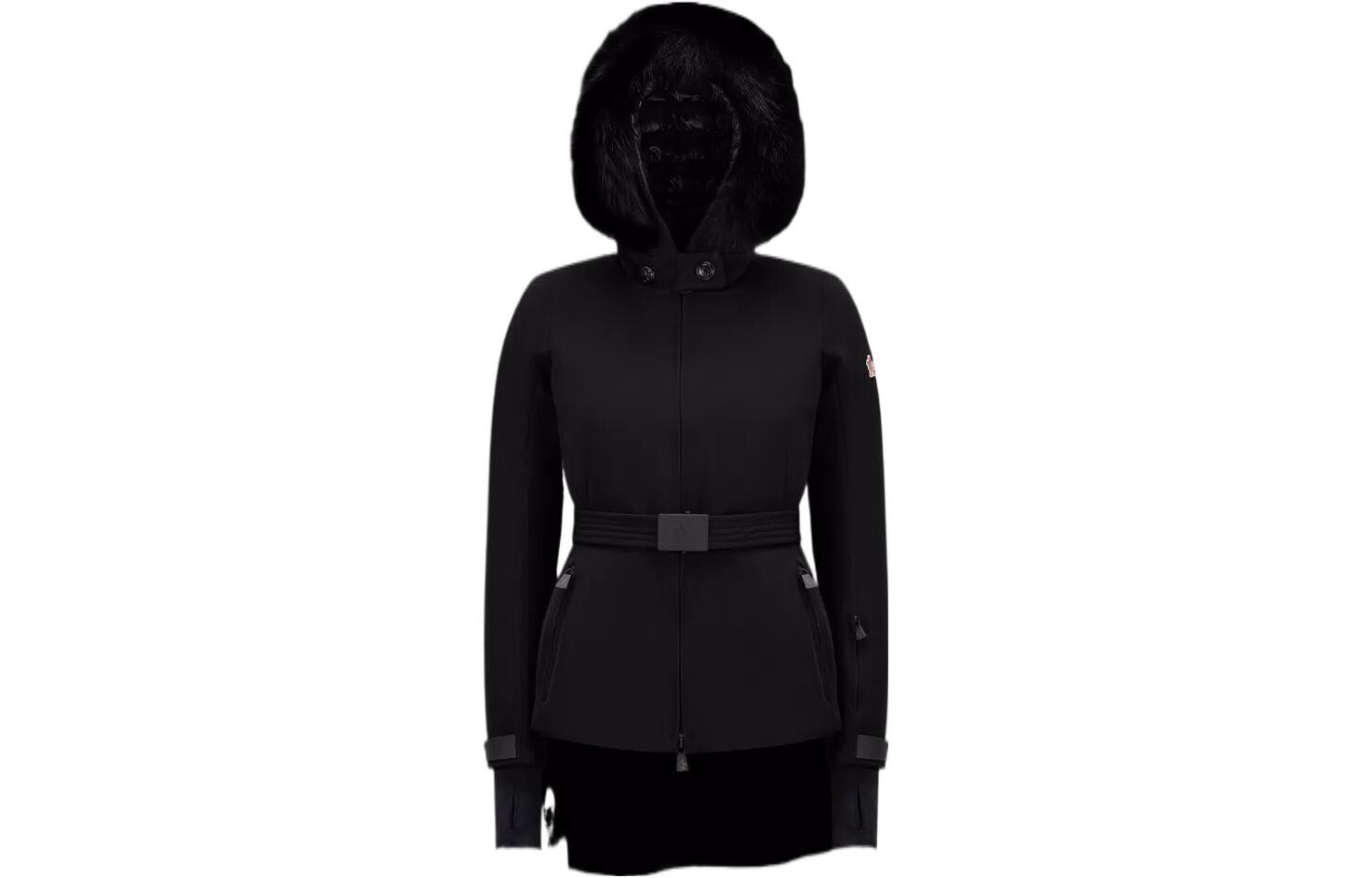 

Пуховик женский черный Moncler