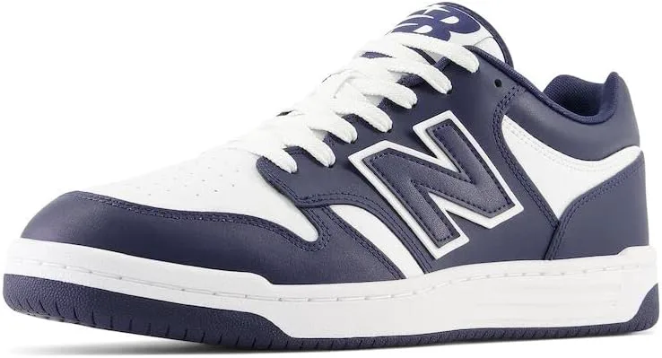 Мужские кроссовки New Balance 480 V1, белый/синий — фото 4