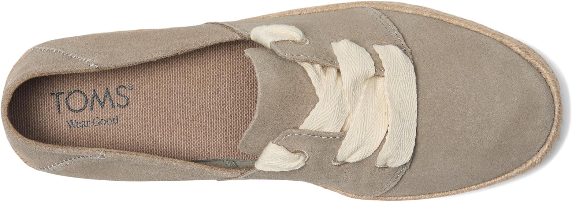 Оксфорды TOMS Carolina Lace Up, серо-коричневый — фото 2