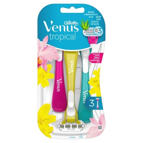 

Бритва 3 шт. Gillette, Venus Tropica