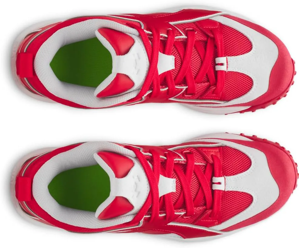 Бейсбольные бутсы Under Armour для мужчин Yard Icon Turf, красно-белый — фото 4