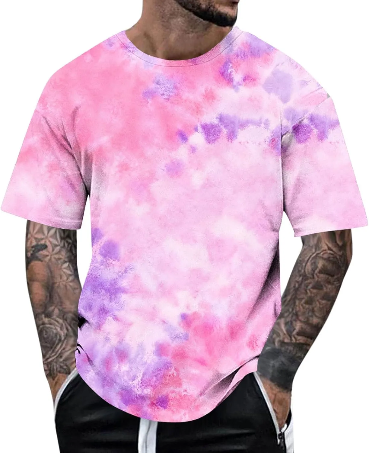 

Xiaojake футболка с принтом тай-дай Xiaojmake