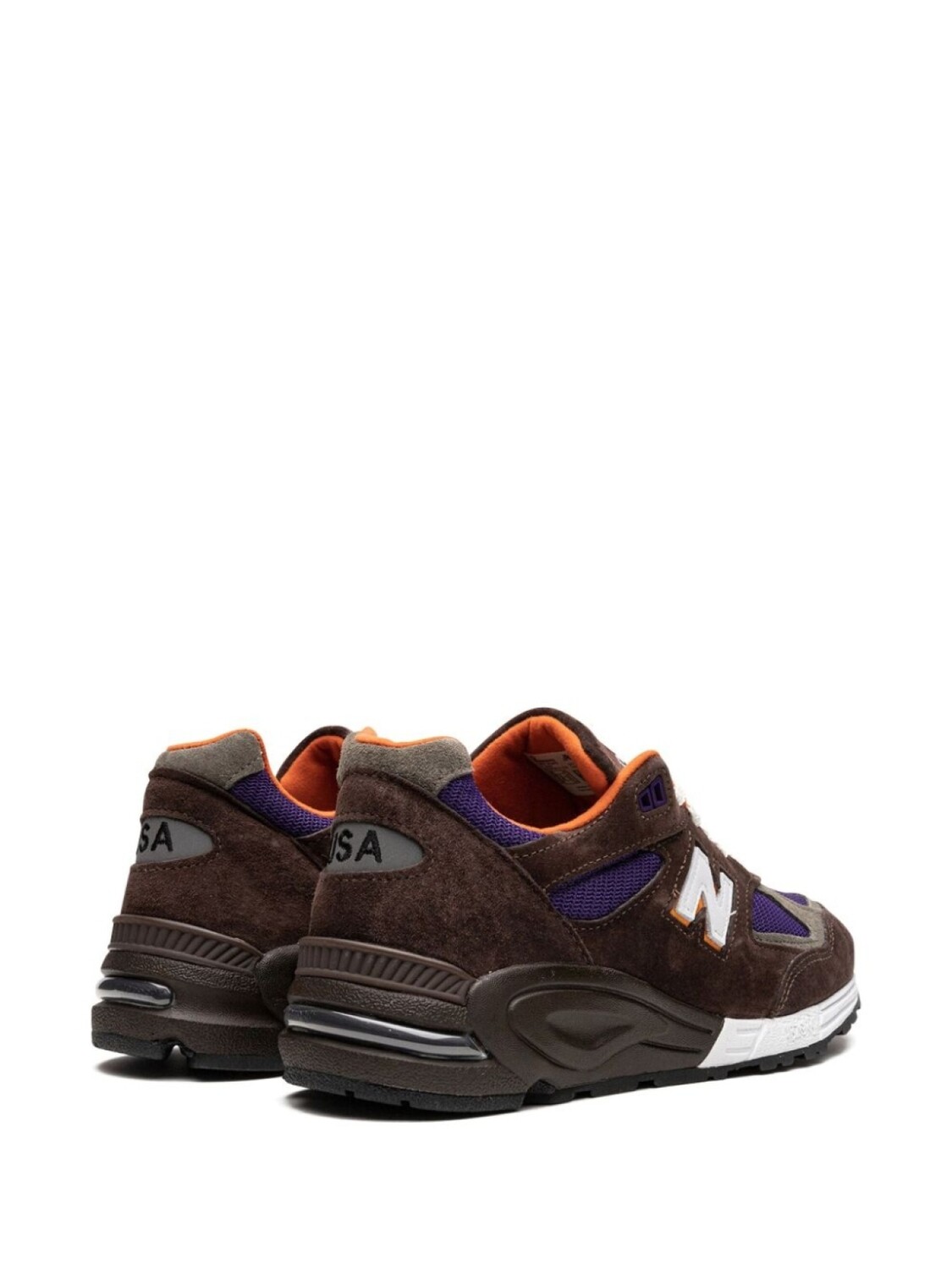 Кроссовки New Balance 990v2, темно-коричневый — фото 3