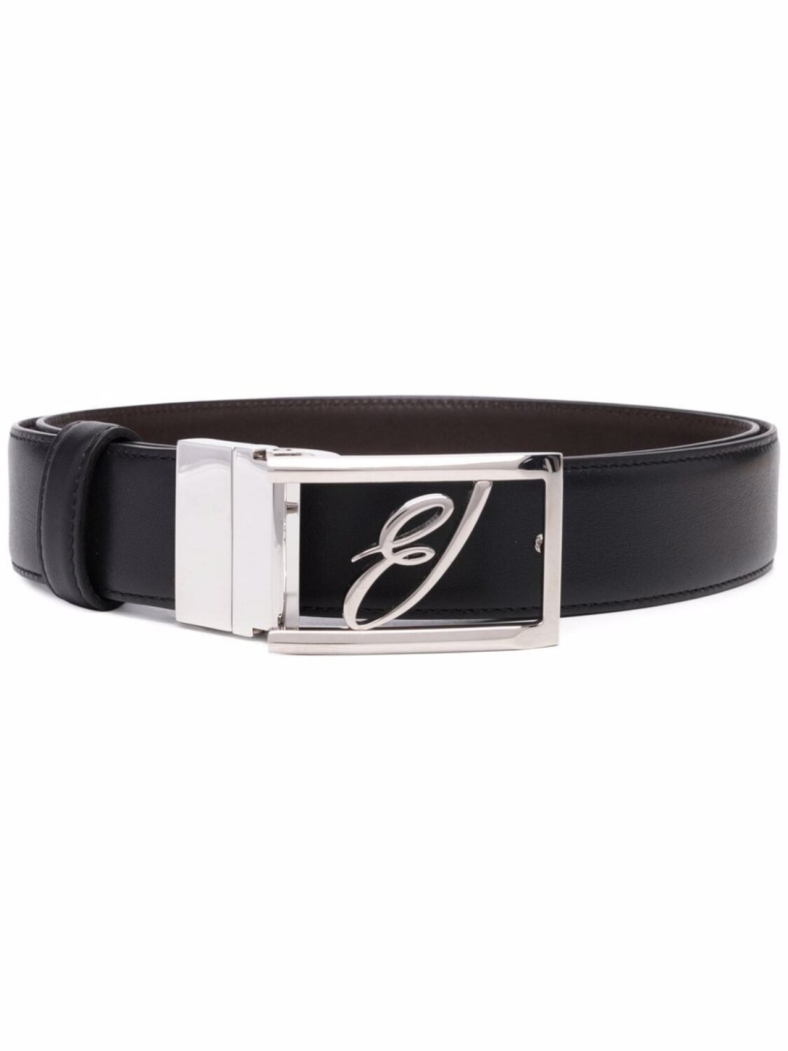 

Brioni ремень с логотипом, черный