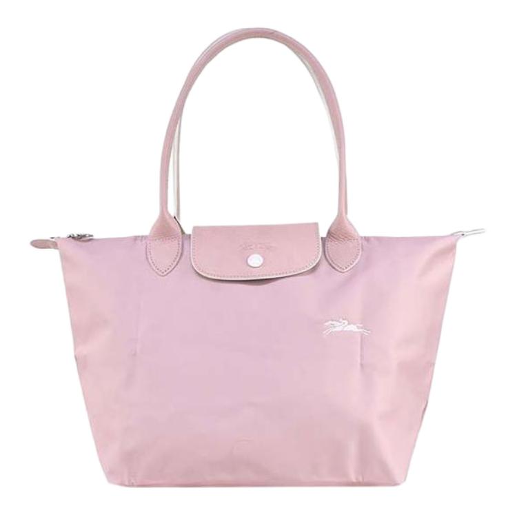 

Сумка через плечо Le Pliage из полиамидного холста среднего размера розовая LONGCHAMP