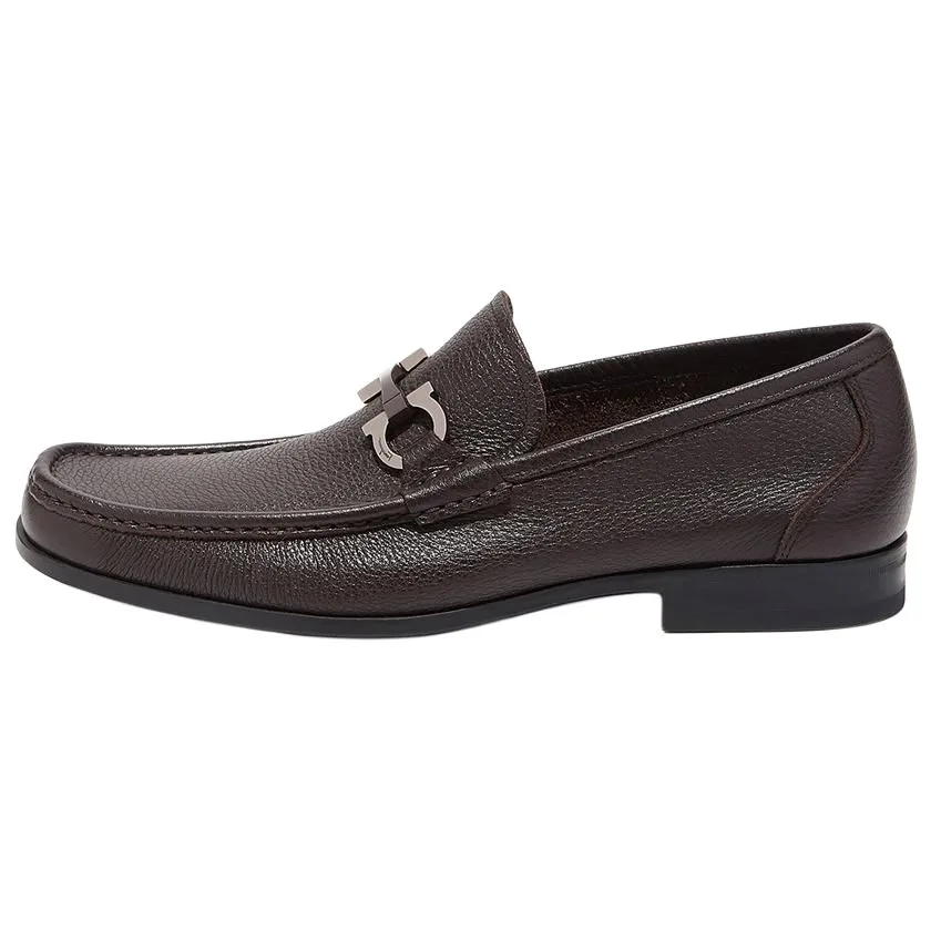 Ferragamo Мужские лоферы коричневые