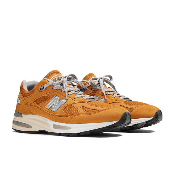 Кроссовки 991v2 сделано в Великобритании New Balance, оранжевый — фото 2