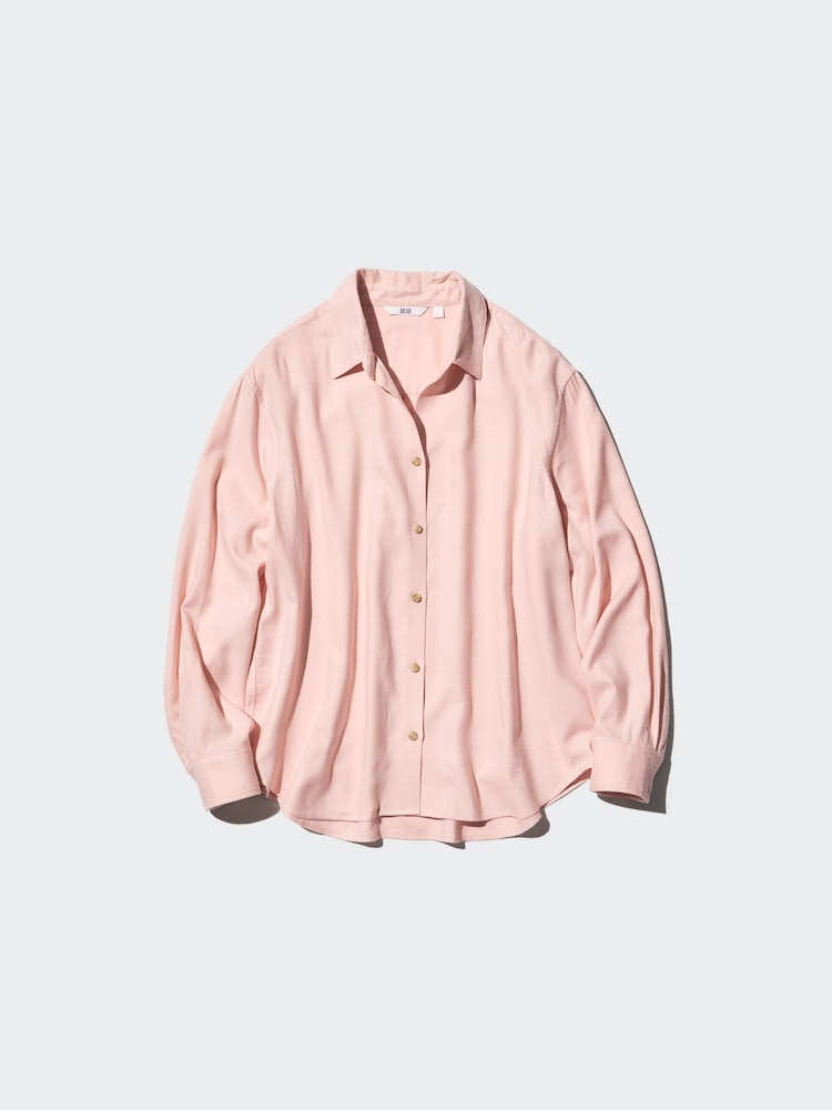 

Фланелевая рубашка Uniqlo, цвет 11 розовый