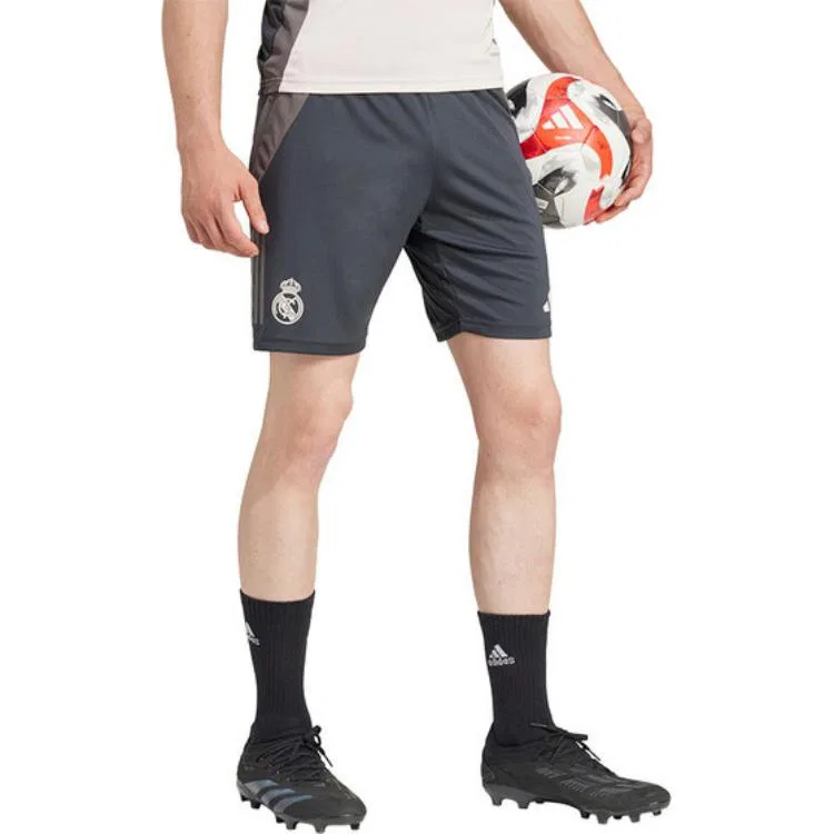Футбольные шорты Real Madrid для мужчин, темно-серые Adidas, Dark Gray — фото 2