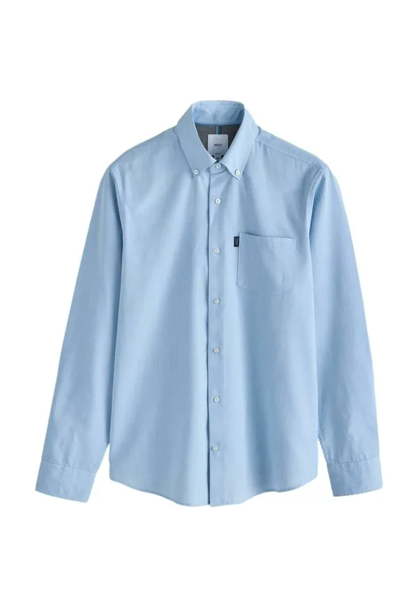 Рубашка на пуговицах, стандартного кроя Next, Light Blue