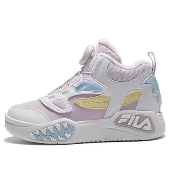 

Кроссовки lifestyle high-top basketball shoes 'white pink blue' Fila, белый